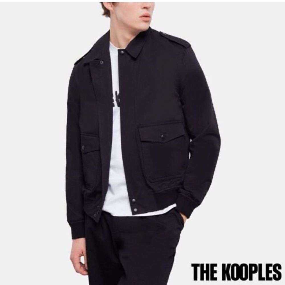 $600 The Kooples Men’s Black Jacket NWT